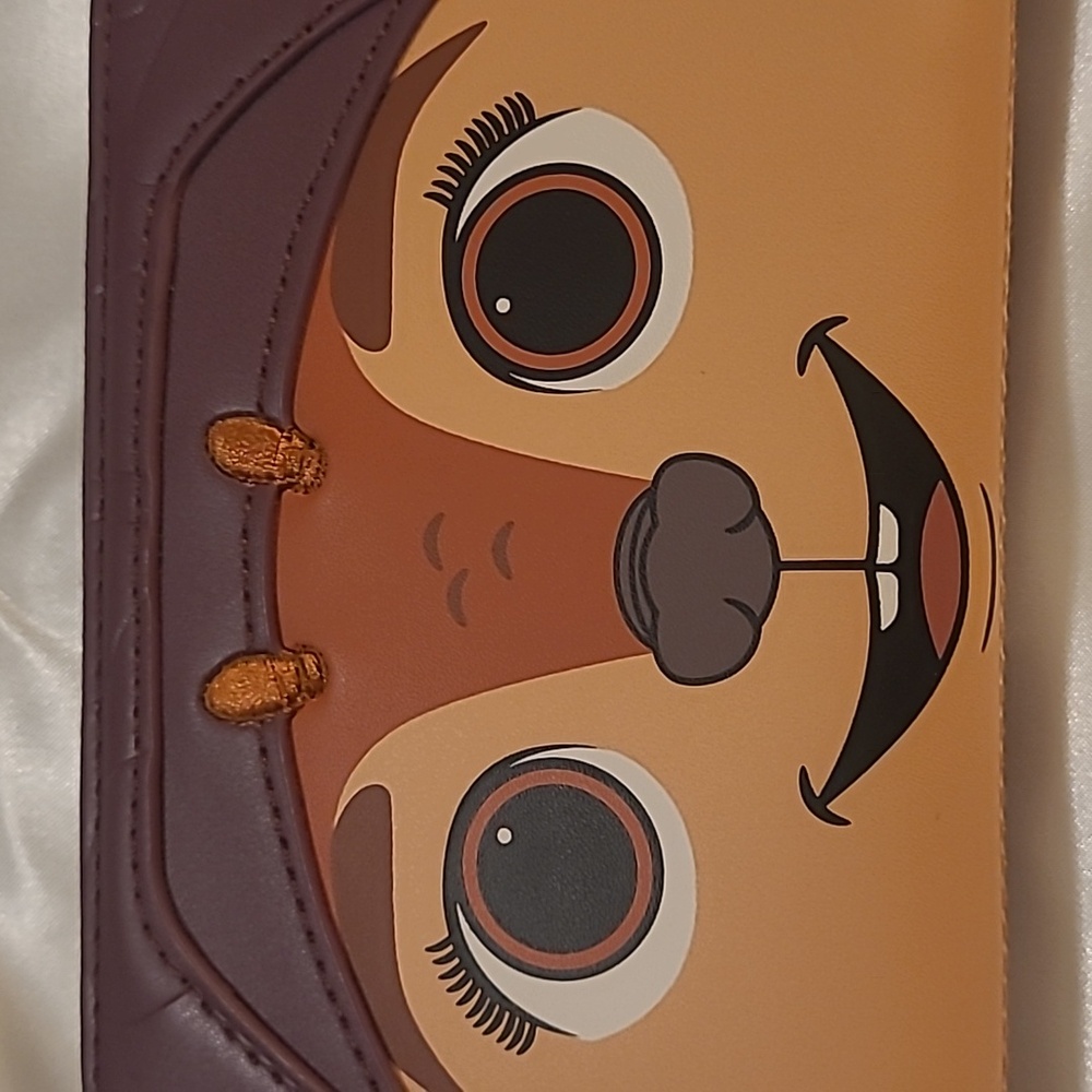 Loungefly Brown and Tan Zipper Wallet With Silver Hardware - Picture 10 of 11